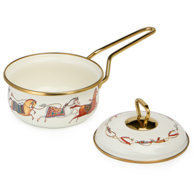 Ковш эмалированный, серия PASSAGE, 14см/0,9л d=14 см длина=31см подходит для индукцион.плит LEFARD 950-650-1