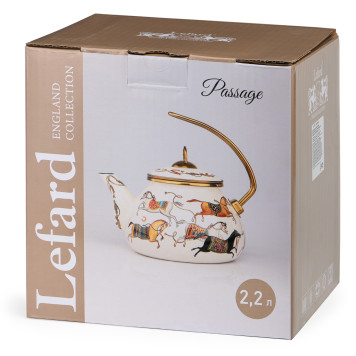 Чайник эмалированный, серия PASSAGE, 2,2л подходит для индукцион.плит LEFARD 950-657-2