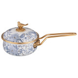 Ковш эмалированный, серия ROYAL GARDEN 14см/0,9л, длина=31см подходит для индукцион LEFARD 950-670