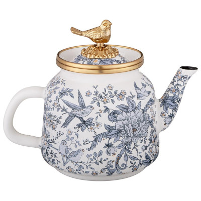 Чайник эмалированный , серия ROYAL GARDEN, 1,0л подходит для индукцион.плит LEFARD 950-675-1