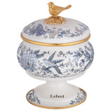 Сахарница эмалированная на ножке, серия ROYAL GARDEN, 0,85л LEFARD 950-678