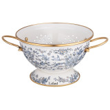 Дуршлаг эмалированный, серия ROYAL GARDEN, 22*13 см LEFARD 950-679