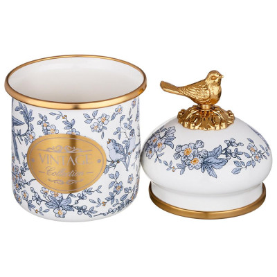Банка для сыпучих продуктов , серия ROYAL GARDEN, 9 х 9см, 500мл LEFARD 950-681-1