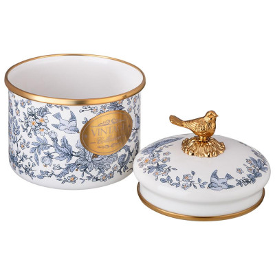 Банка для сыпучих продуктов , серия ROYAL GARDEN, 12 х 9см / 1,0л LEFARD 950-682-1