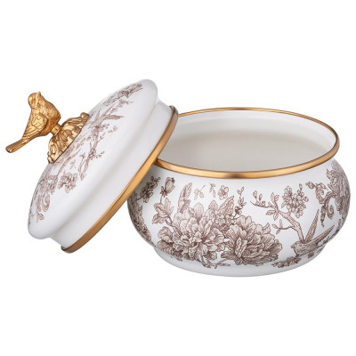 Сахарница эмалированная, серия ROYAL GARDEN 850mл LEFARD 950-723-1