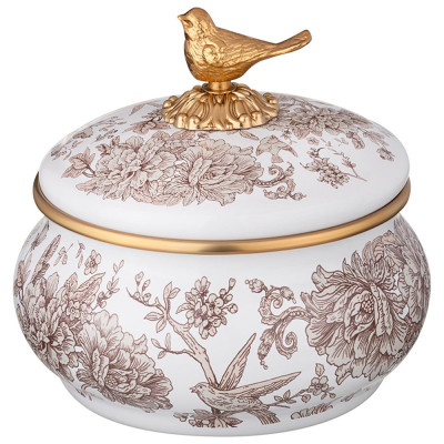 Сахарница эмалированная, серия ROYAL GARDEN 850mл LEFARD 950-723