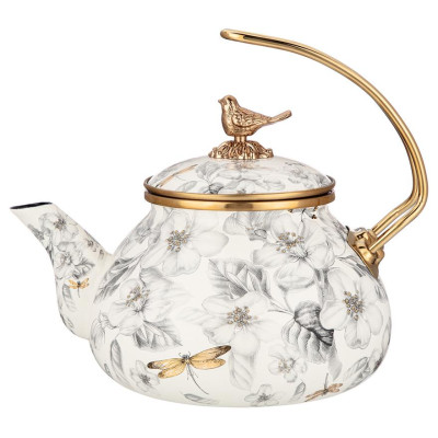 Чайник эмалированный , серия яблоневый сад, 2,2л подходит для индукцион.плит LEFARD 950-737