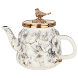 Чайник эмалированный , серия яблоневый сад, 1,0л подходит для индукцион.плит LEFARD 950-738