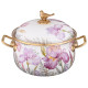 Кастрюля эмалированная с крышкой, серия IRISES 2,8л, диа.18см подходит для индук.пл LEFARD 950-752