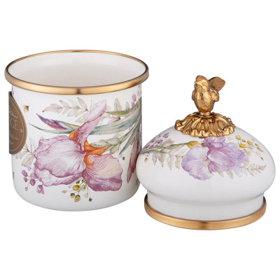Банка для сыпучих продуктов , серия IRISES 9х9см, 500мл LEFARD 950-758-1