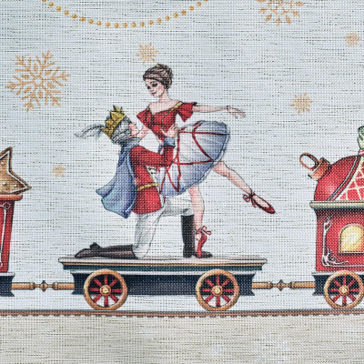 Скатерть 175х400 cm прямоугольная, " ЩЕЛКУНЧИК" цвет: бежевый, tm , полиэстер 100% (кор=12шт.) LEFARD 986-002-23-6