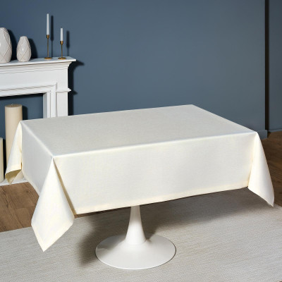 Скатерть 140х180 cm прямоугольная, "ФЕЕРИЯ. ЗОЛОТО", цвет: бежевый, tm , полиэстер 100% (кор= LEFARD 986-003-20-15