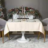 Скатерть 160х220 cm прямоугольная, "ФЕЕРИЯ. ЗОЛОТО", цвет: бежевый, tm , полиэстер 100% (кор= LEFARD 986-003-21