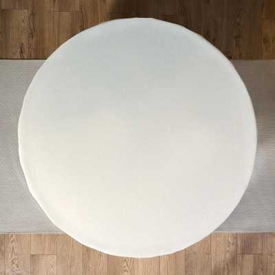 Скатерть d190 cm круглая, "ФЕЕРИЯ. ЗОЛОТО", цвет: бежевый, tm , полиэстер 100% (кор=22шт.) LEFARD 986-003-25-10