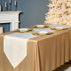Дорожка на стол 45х150 cm "ФЕЕРИЯ. ЗОЛОТО", цвет: бежевый, tm , полиэстер 100% (кор=80шт.) LEFARD 986-003-3