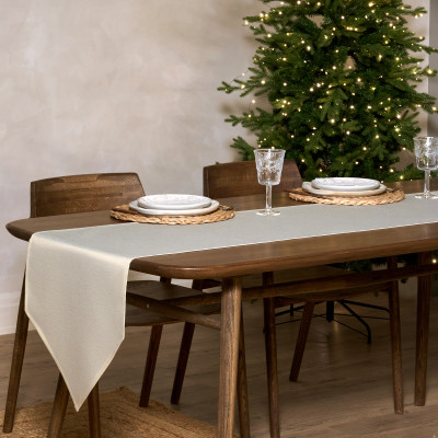 Дорожка на стол 45х220 cm "ФЕЕРИЯ. ЗОЛОТО", цвет: бежевый, tm , полиэстер 100% (кор=60шт.) LEFARD 986-003-31-11