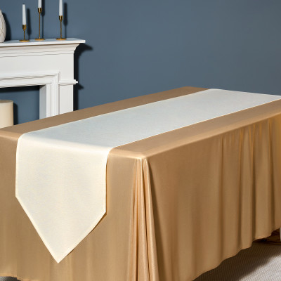 Дорожка на стол 45х300 cm "ФЕЕРИЯ. ЗОЛОТО", цвет: бежевый, tm , полиэстер 100% (кор=42шт.) LEFARD 986-003-32-6