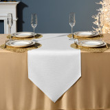 Дорожка на стол 45х150 cm "ФЕЕРИЯ. СЕРЕБРО", цвет: белый, tm , полиэстер 100% (кор=80шт.) LEFARD 986-004-3