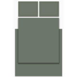 Кпб, евро, "SOLID" зеленый, сатин, хлопок 100%, подод.200х220-1шт, пр.240х240-1шт, нав.50х70-2шт LEFARD 989-001-16