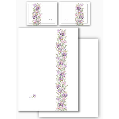 Кпб 1, 5 спальный " IRISES" белый, сатин, хлопок 100%, под.150х210-1шт, пр.180х220-1шт, нав.50х70-2шт LEFARD 989-003-15