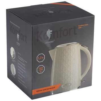 Чайник электрический LEONORD LE-1523 бежевый (107960)-2