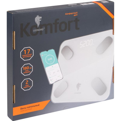 Весы напольные LEONORD LE-1275 Bluetooth (109931)-4