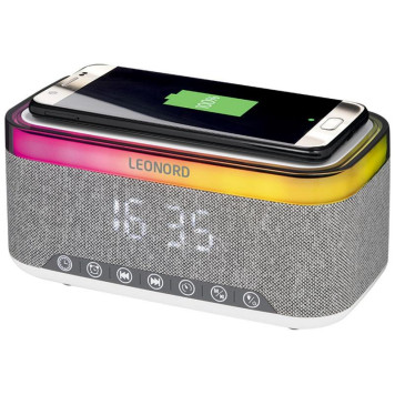 Часы электронные LEONORD с беспроводной зарядкой LE-1435 (110833)-1