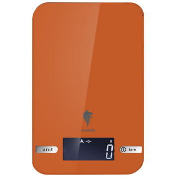 Весы кухонные электронные LEONORD LE-17703 оранжевые (111142)-1