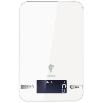 Весы кухонные электронные LEONORD LE-17703 белые (111143)-1