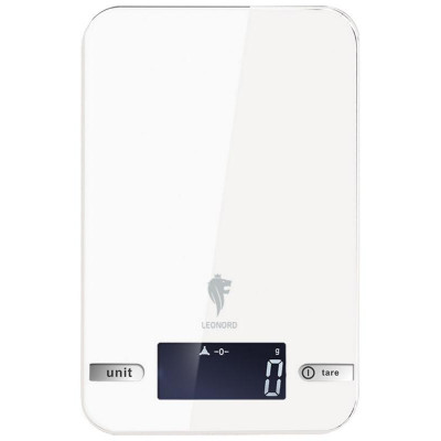 Весы кухонные электронные LEONORD LE-17703 белые (111143)-1