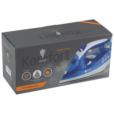 Утюг LEONORD LE-1801 бело-синий (270082)-5
