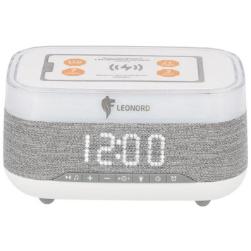 Часы электронные LEONORD с беспроводной зарядкой LE-1404 (107611)-1