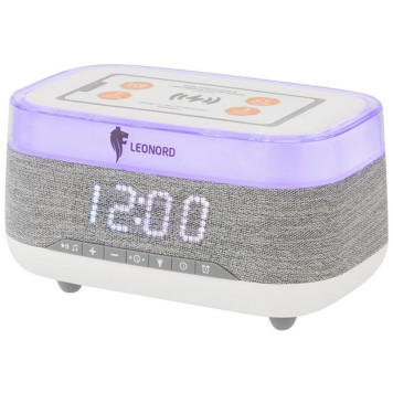 Часы электронные LEONORD с беспроводной зарядкой LE-1404 (107611)