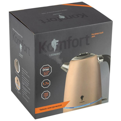 Чайник электрический LEONORD LE-1503 стальной цветной (104861)-2