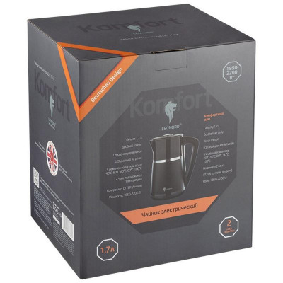 Чайник электрический LEONORD LE-1512 черный (106188)-3