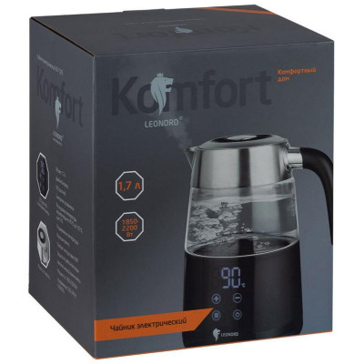 Чайник электрический LEONORD LE-1525 черный (109685)-2