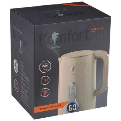 Чайник электрический LEONORD LE-1536 бежевый (107831)-2