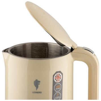 Чайник электрический LEONORD LE-1536 бежевый (107831)-4