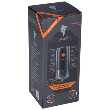 Кофемолка LEONORD LE-1734 черная (106669)-3