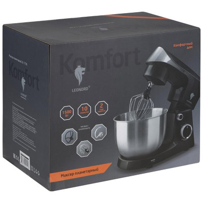 Миксер планетарный LEONORD LE-1778 черный (108983)-4
