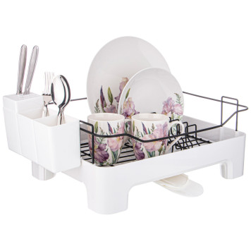 Сушилка для посуды, цвет: белый LIMON 166-180-1