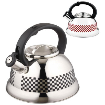 002104 Чайник металлический со свистком Mallony MAL-0417C-1