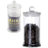 003602 Банка стеклянная 0.9л для сыпучих продуктов Mallony BANCA с крышкой