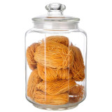 003605 Банка стеклянная 3.0л для сыпучих продуктов Mallony LATTINA с крышкой