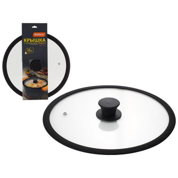 003663 Крышка Mallony 28см CAPPELLO с силиконовым ободком