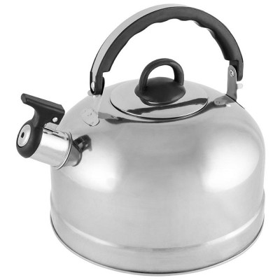 004260 Чайник из нерж. стали Mallony Casual (2.7л, со свистком, зеркальная полировка)-1