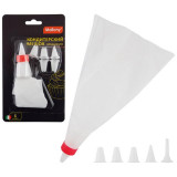 005102 Кондитерский мешок Mallony ORNAMENTO с насадками