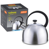 005179 Чайник из нерж стали 2.5л со свистком 'Opera' (матовый)