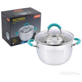 005430 Кастрюля из нерж.стали Mallony Bravo (3.9л)