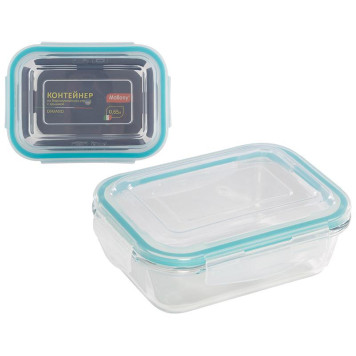 005471 Контейнер из боросил. стекла Mallony DIAFANO с крышкой из пластика